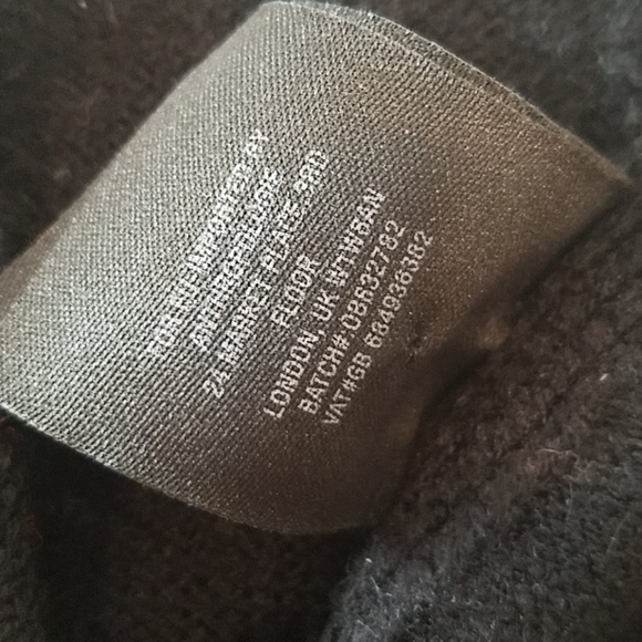 Anthropolgie Black V Neck Sweater sz L - Picture 13 of 16